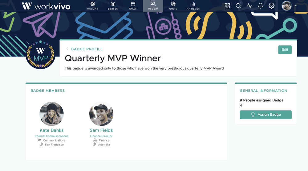 Feature Spotlight Employee Recognition