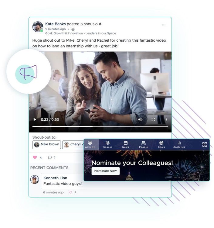 Feature Spotlight Employee Recognition